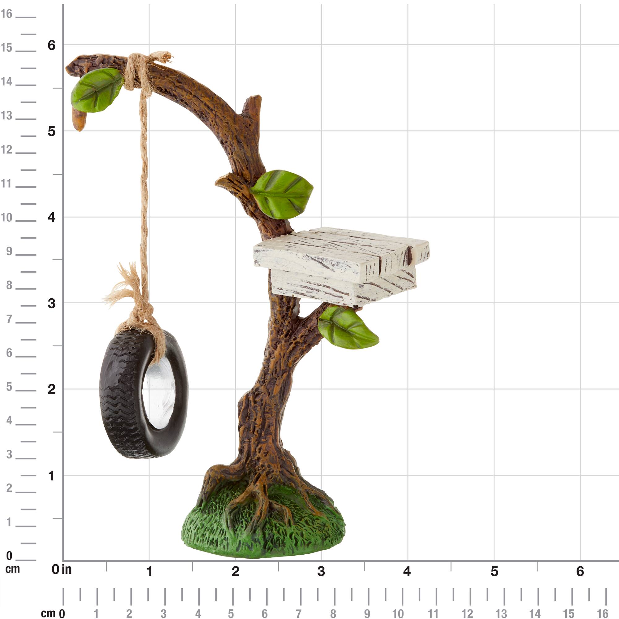 12 Pack: Mini Lookout Tree with Tire Swing by Make Market®